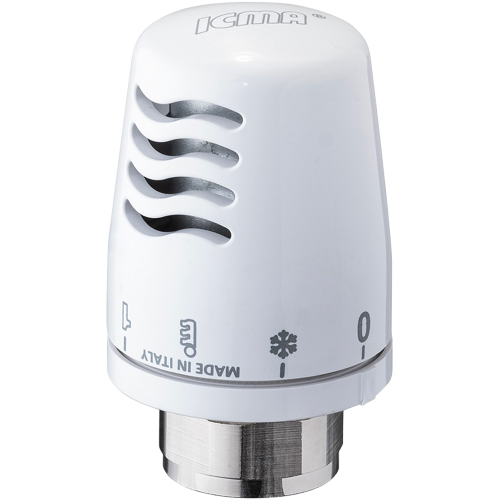 TESTA TERMOSTATICA CON SENSORE LIQUIDO BIANCA ICMA M28x1