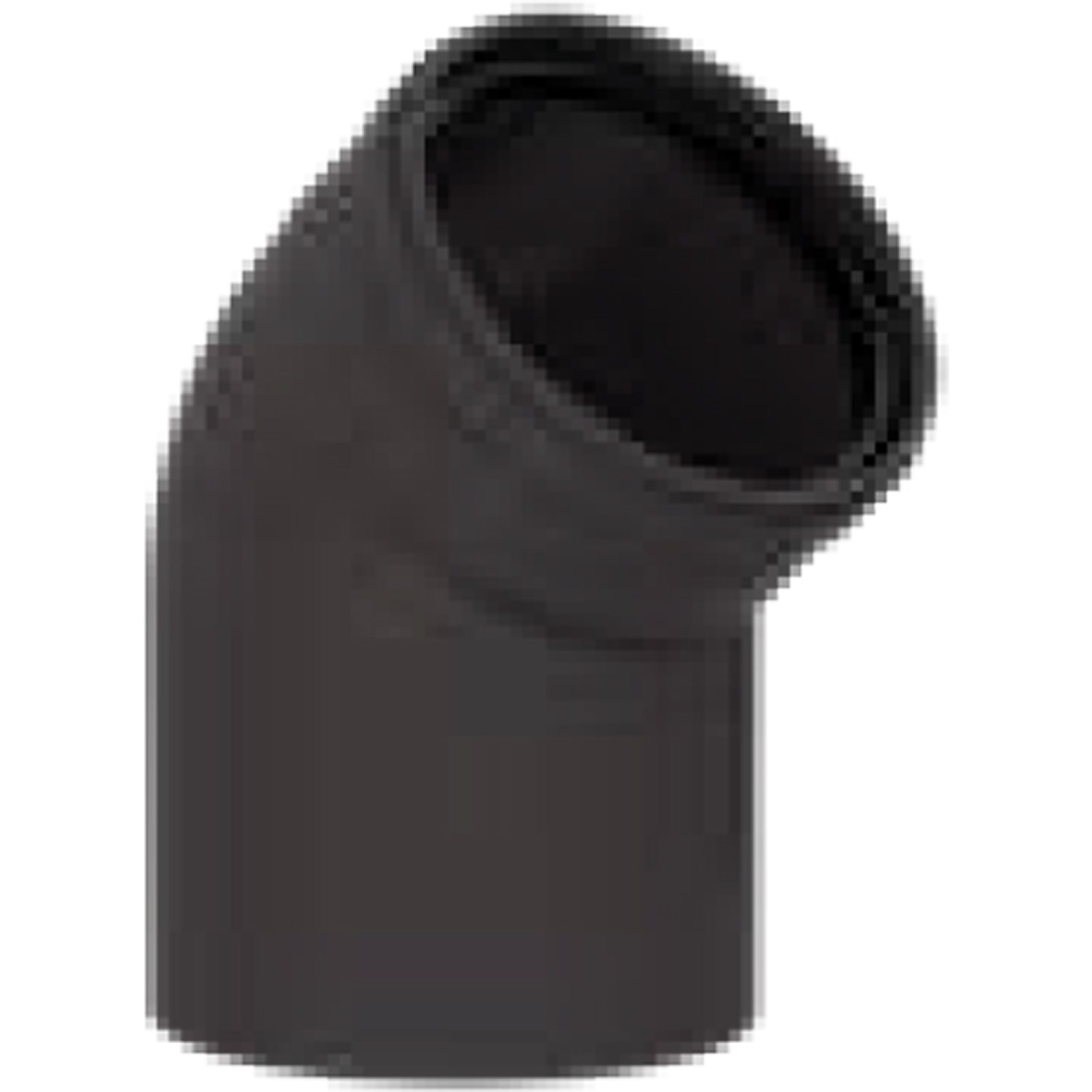 CURVA A 45° PER SCARICO FUMI PER ESTERNO "PPS-OUT" TESTA DI MORO Ø80 mm