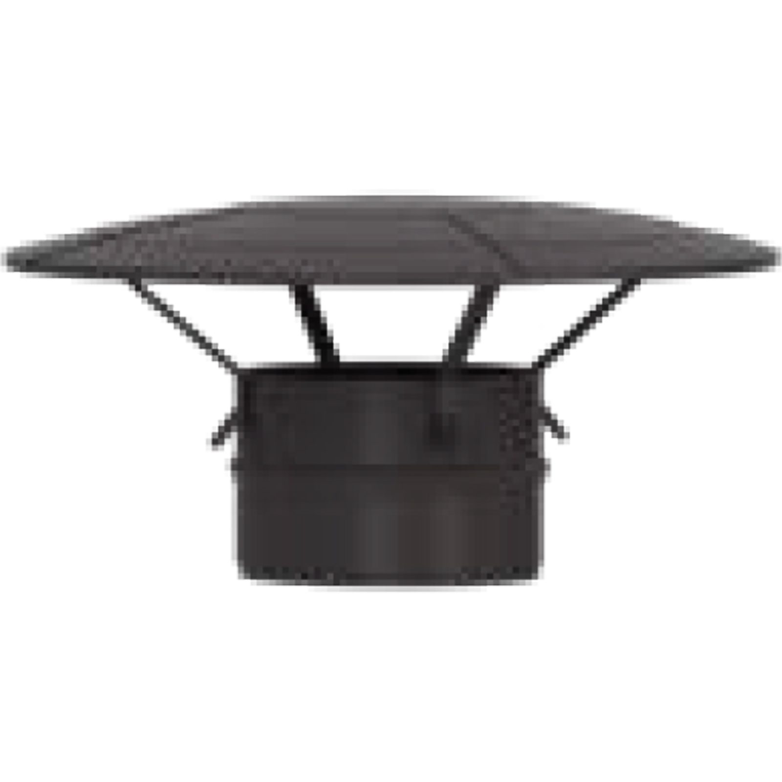 TERMINALE DI SCARICO FUMI A TETTO TESTA DI MORO "PPS-OUT" Ø80 mm