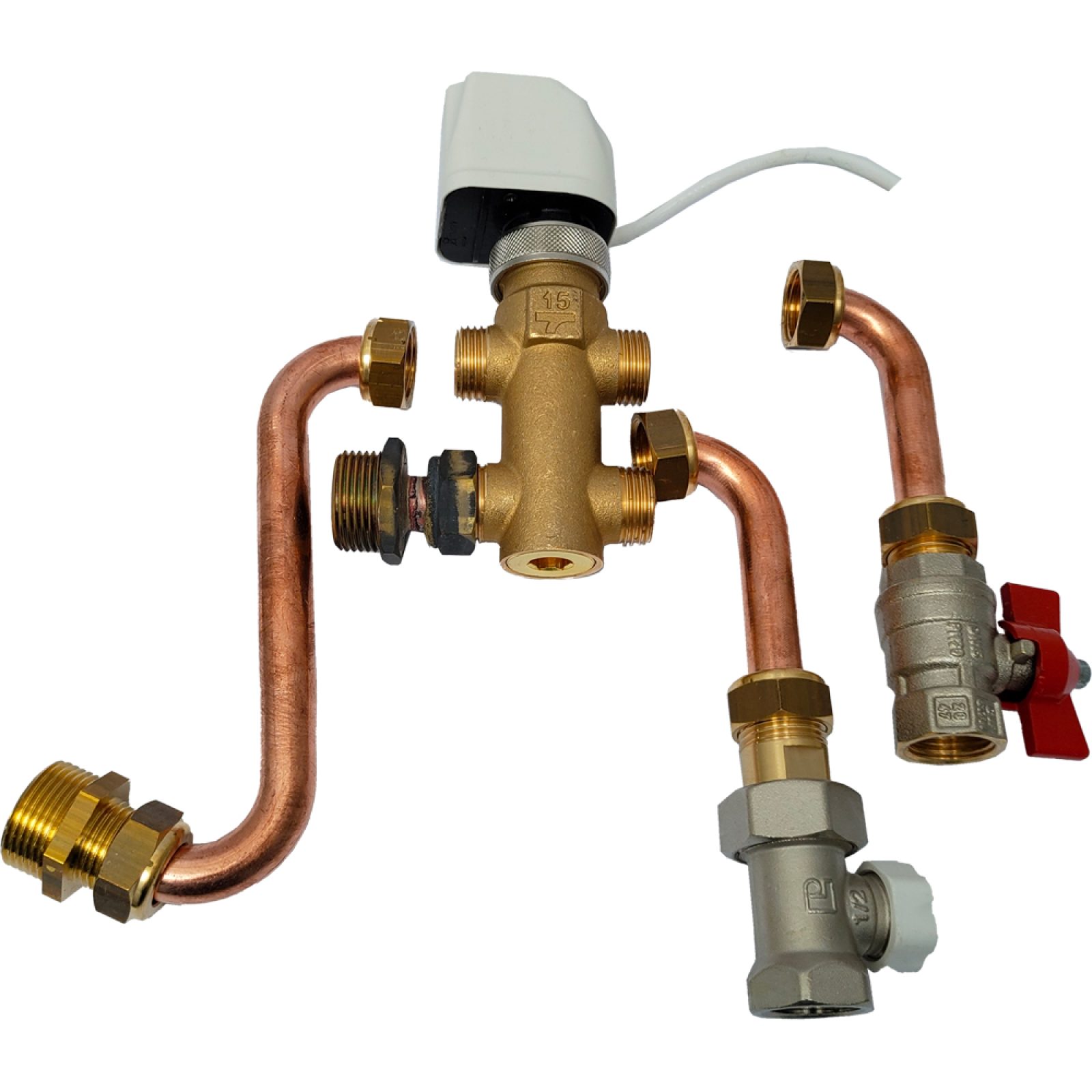 GRUPPO VALVOLA 3 VIE DEVIATRICE CON SERVOCOMANDO -