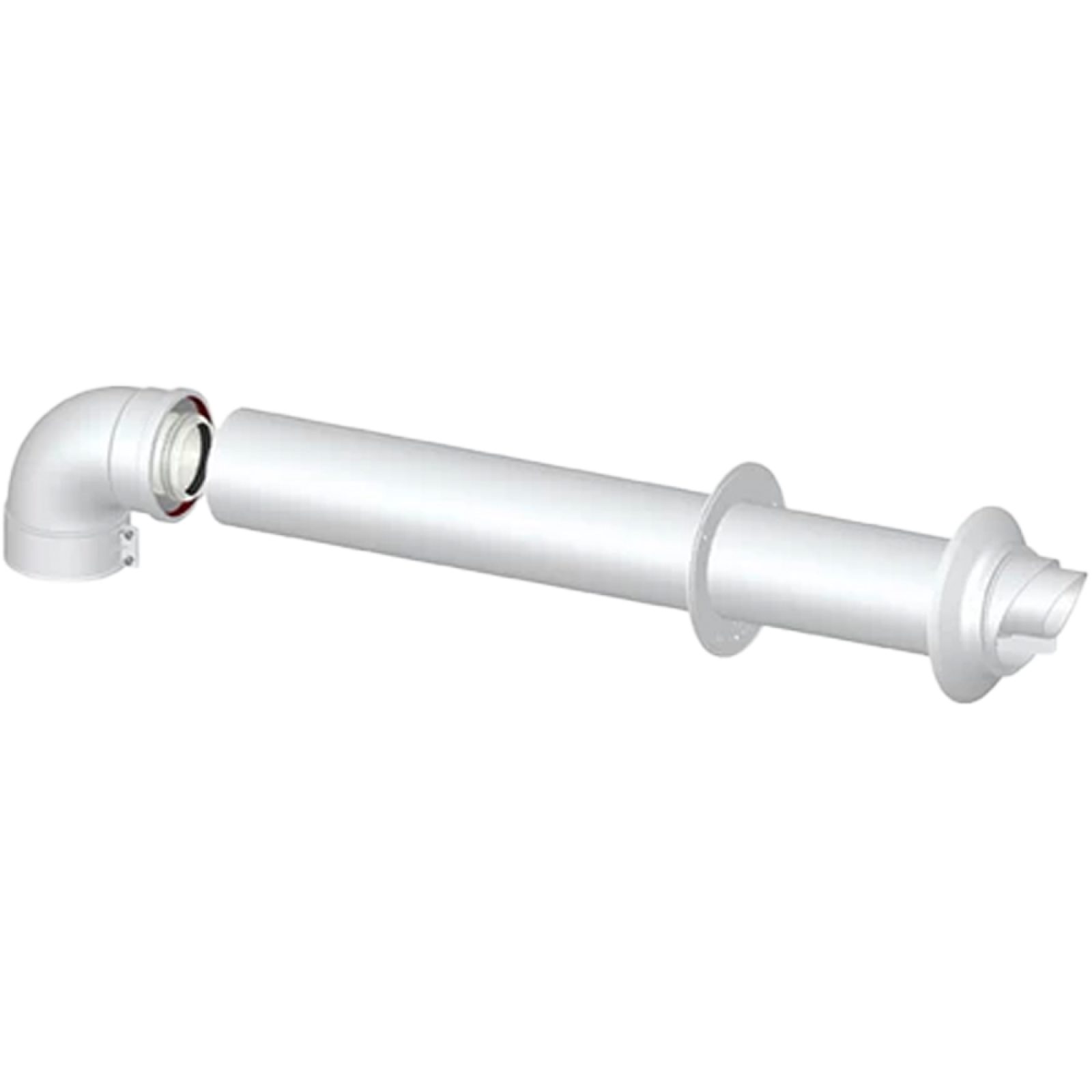 KIT COASSIALE PER SCALDINO EUROLINE THERMEX Ø60/100 - cm 75