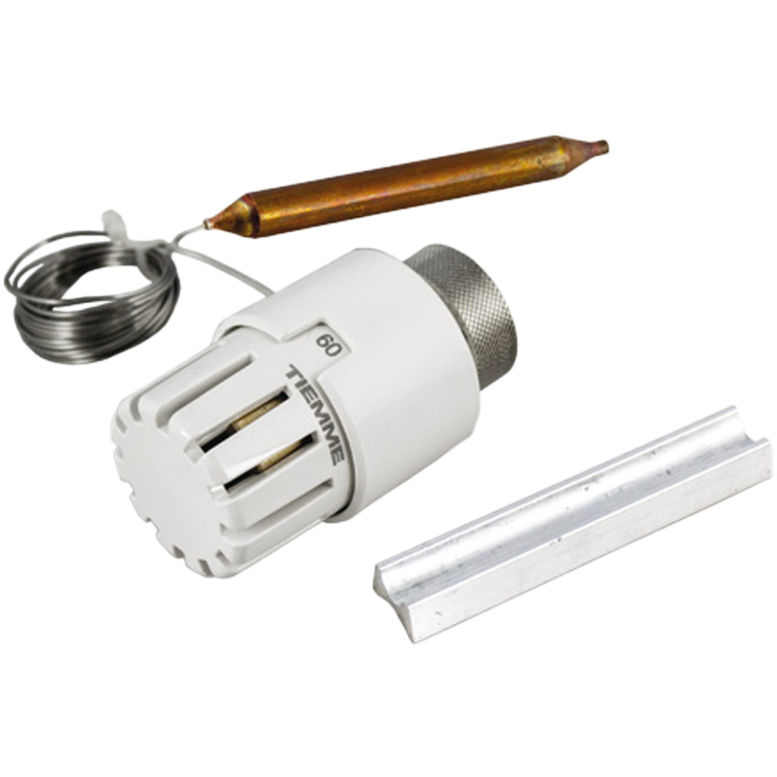 TESTA TERMOSTATICA CON SONDA A DISTANZA PER VALVOLA DEVIATRICE/MISCELATRICE 40-70 °C