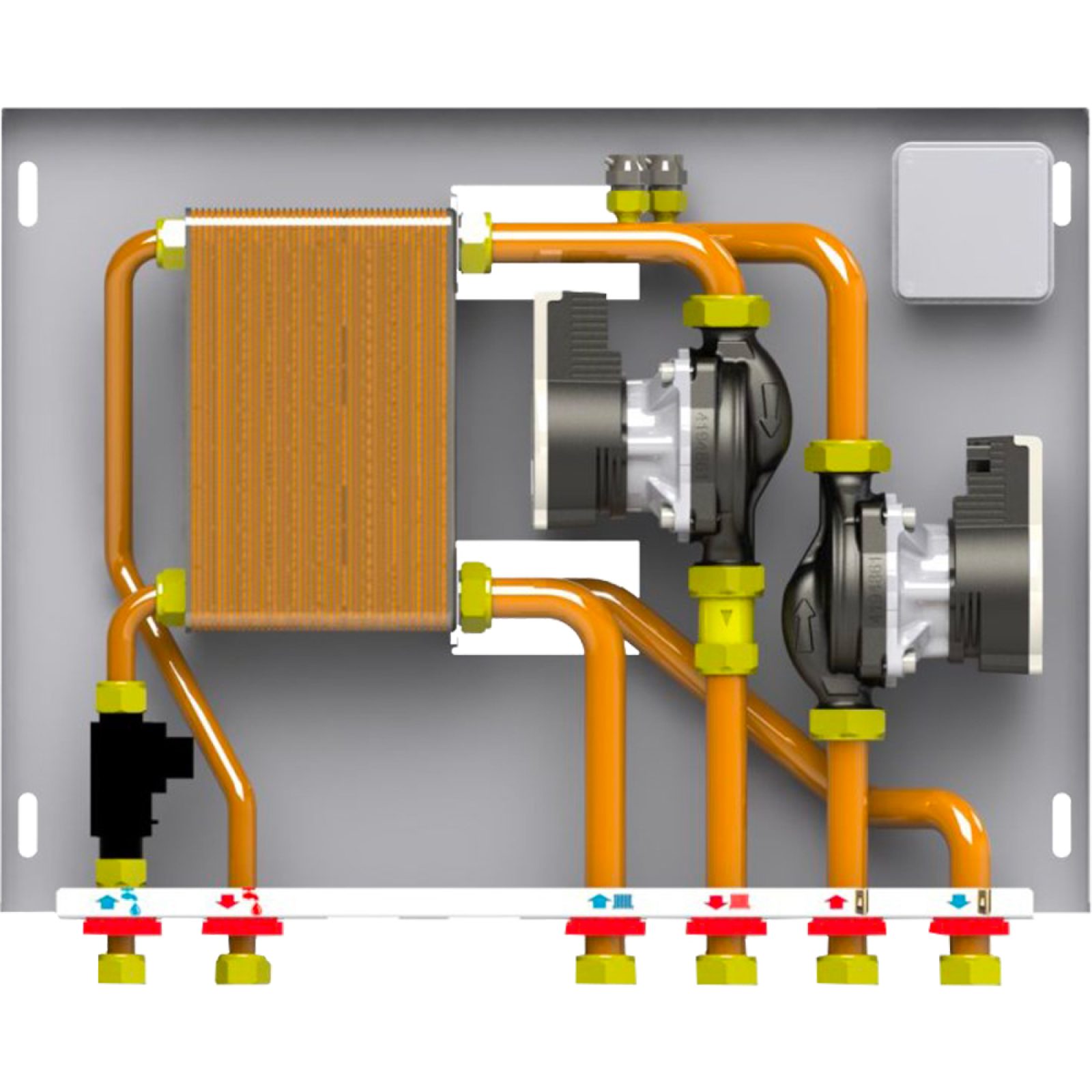 MODULO INTERFACCIA CALDAIA/TERMOPRODOTTO CON PRODUZIONE ACS KIT MX 135/2 -