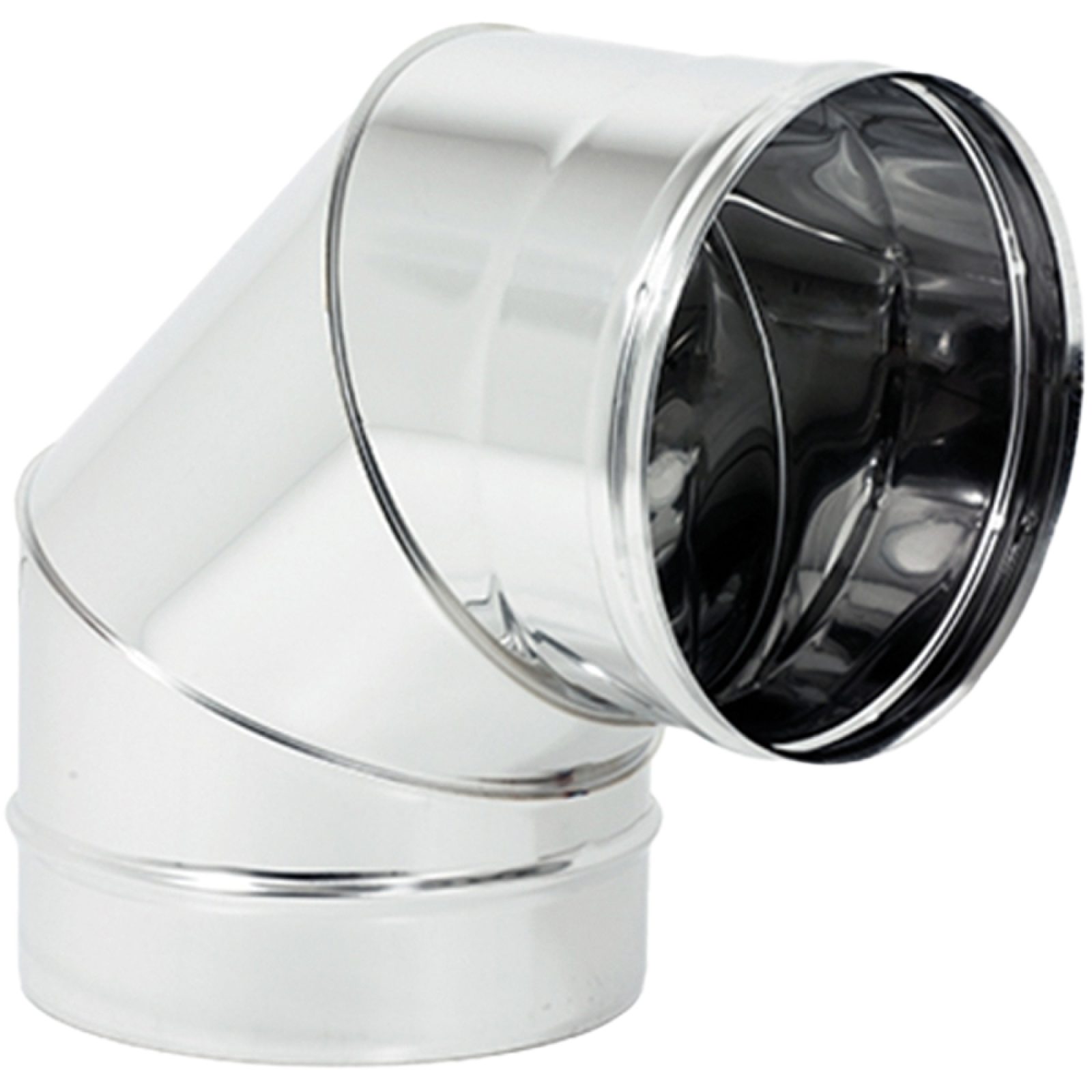 CURVA INOX 90° MONOPARETE Ø300 mm