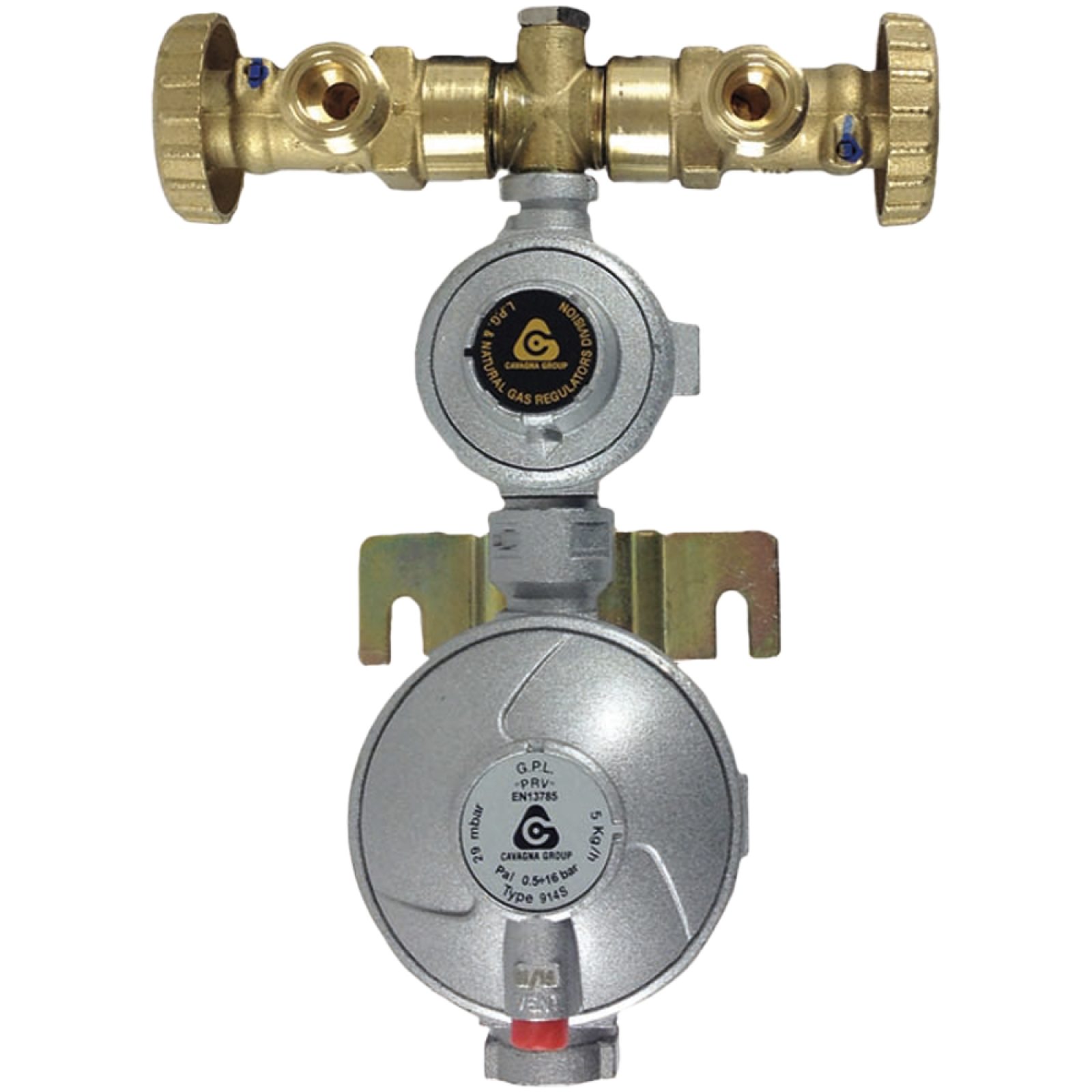 MINICENTRALINA GAS PER 2 BOMBOLE DOPPIO STADIO -