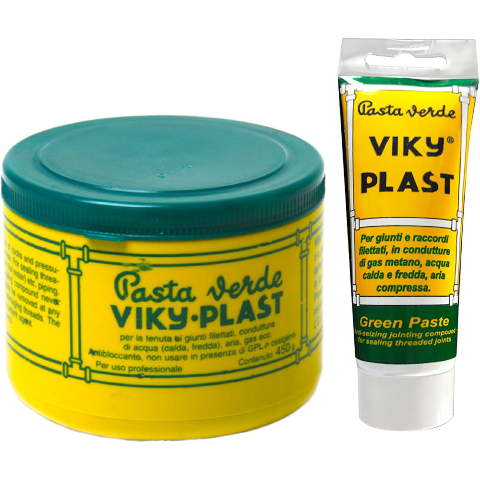 PASTA VERDE SIGILLANTE "VIKY" Barattolo 450 gr.
