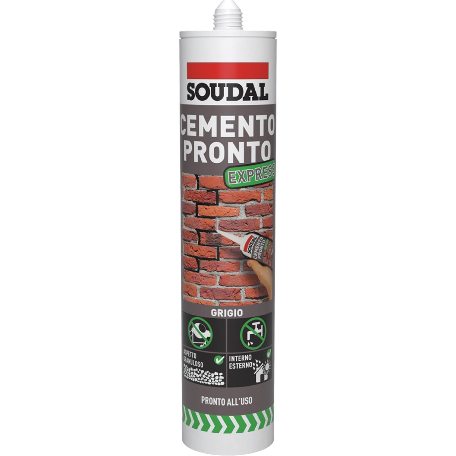 SIGILLANTE GRANULOSO "REPAIR EXPRESS" SOUDAL  300 ml - Grigio