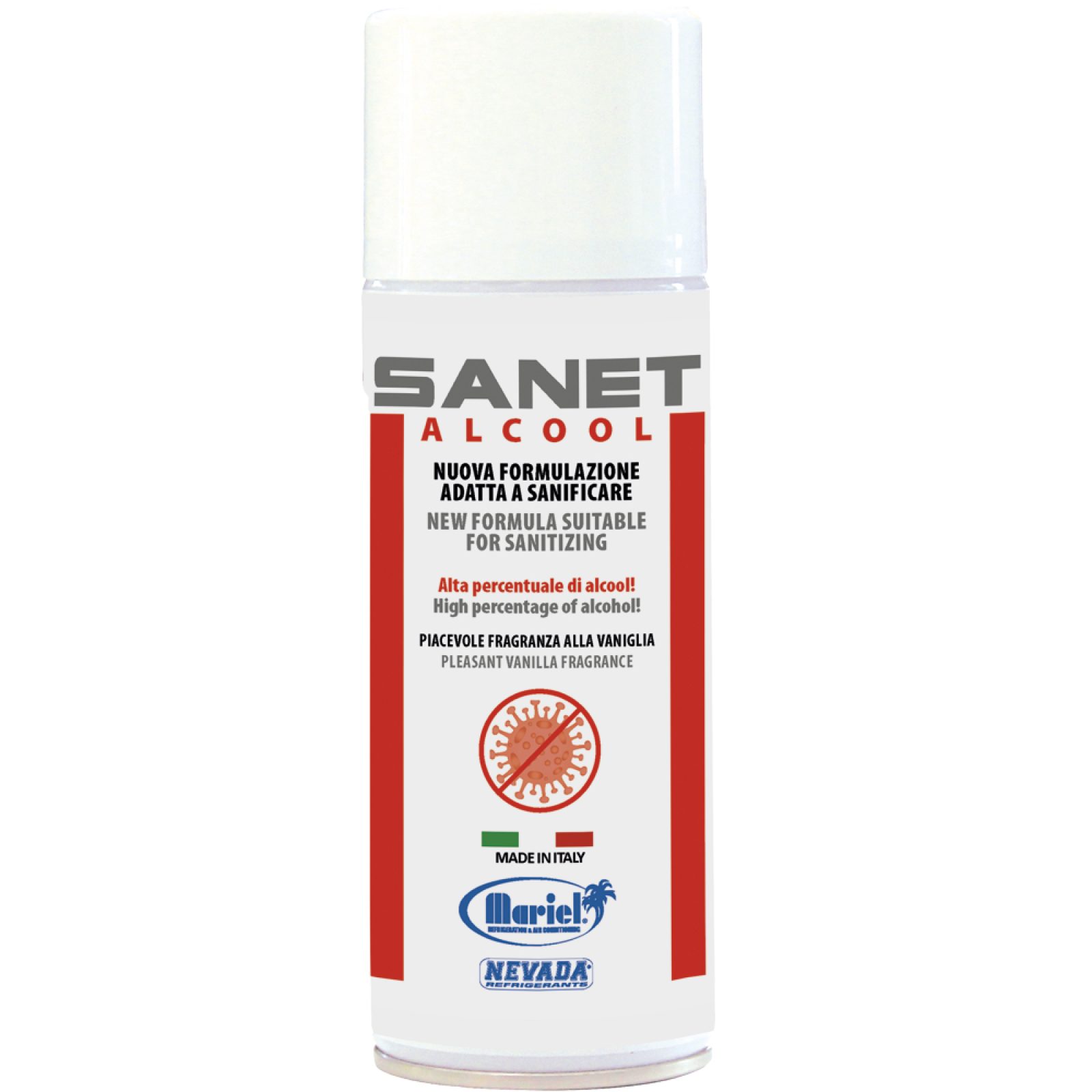 IGIENIZZANTE SPRAY A BASE ALCOLICA SANET ALCOOL 400 ml
