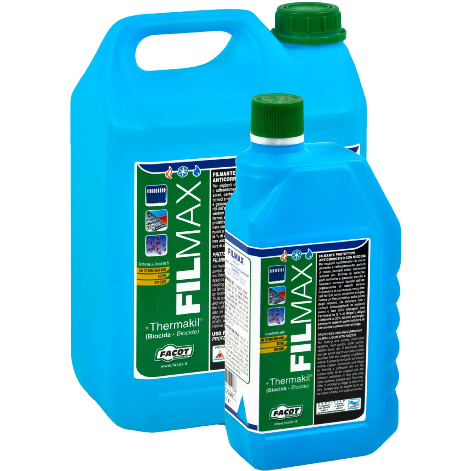 FILMAX+THERMAKIL INIBITORE DI CORROSIONE UNIVERSALE Tanica 5 Lt