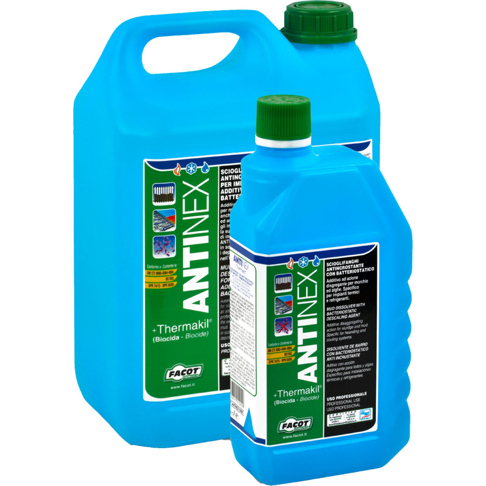 ANTINEX+THERMAKIL SCIOGLIFANGHI CONCENTRATO CON BATTERICIDA Tanica 5 Lt