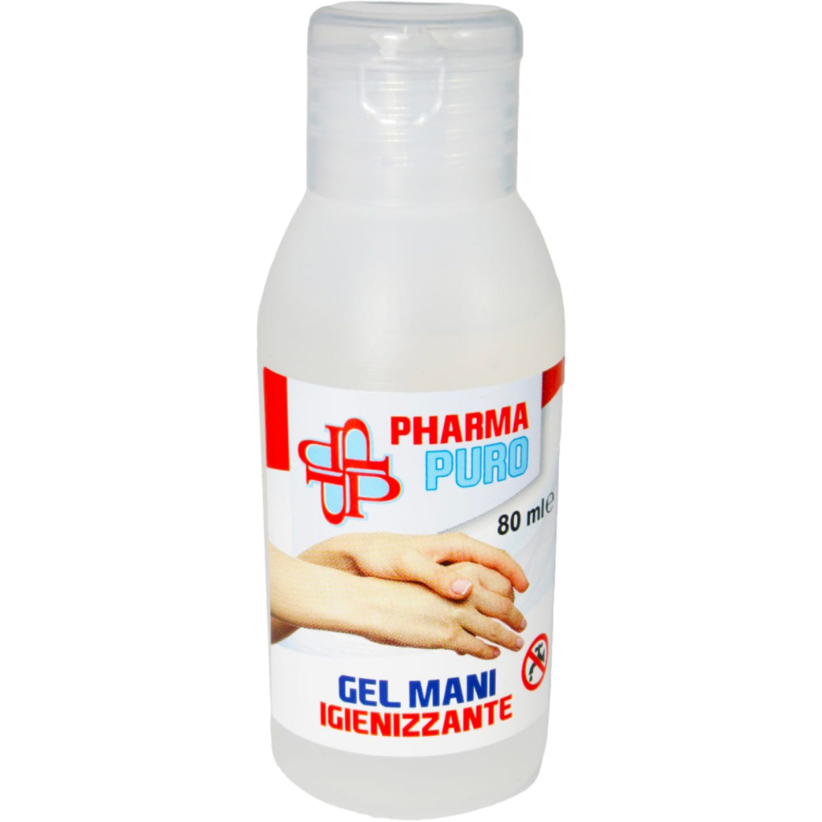 GEL IGIENIZZANTE MANI A BASE ALCOLICA PHARMA PURO 80 ml