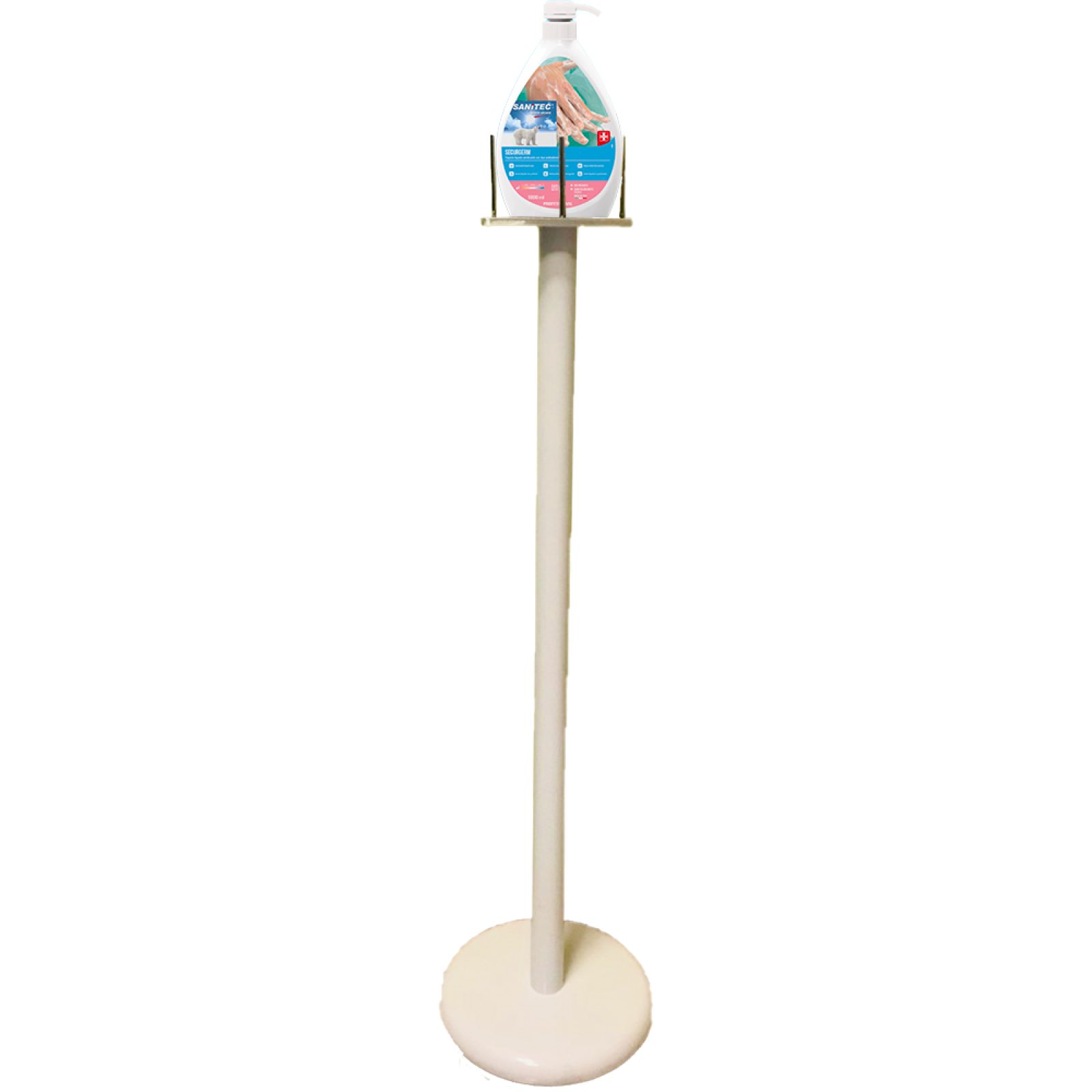 PIANTANA PORTA GEL IGIENIZZANTE h. 70 cm