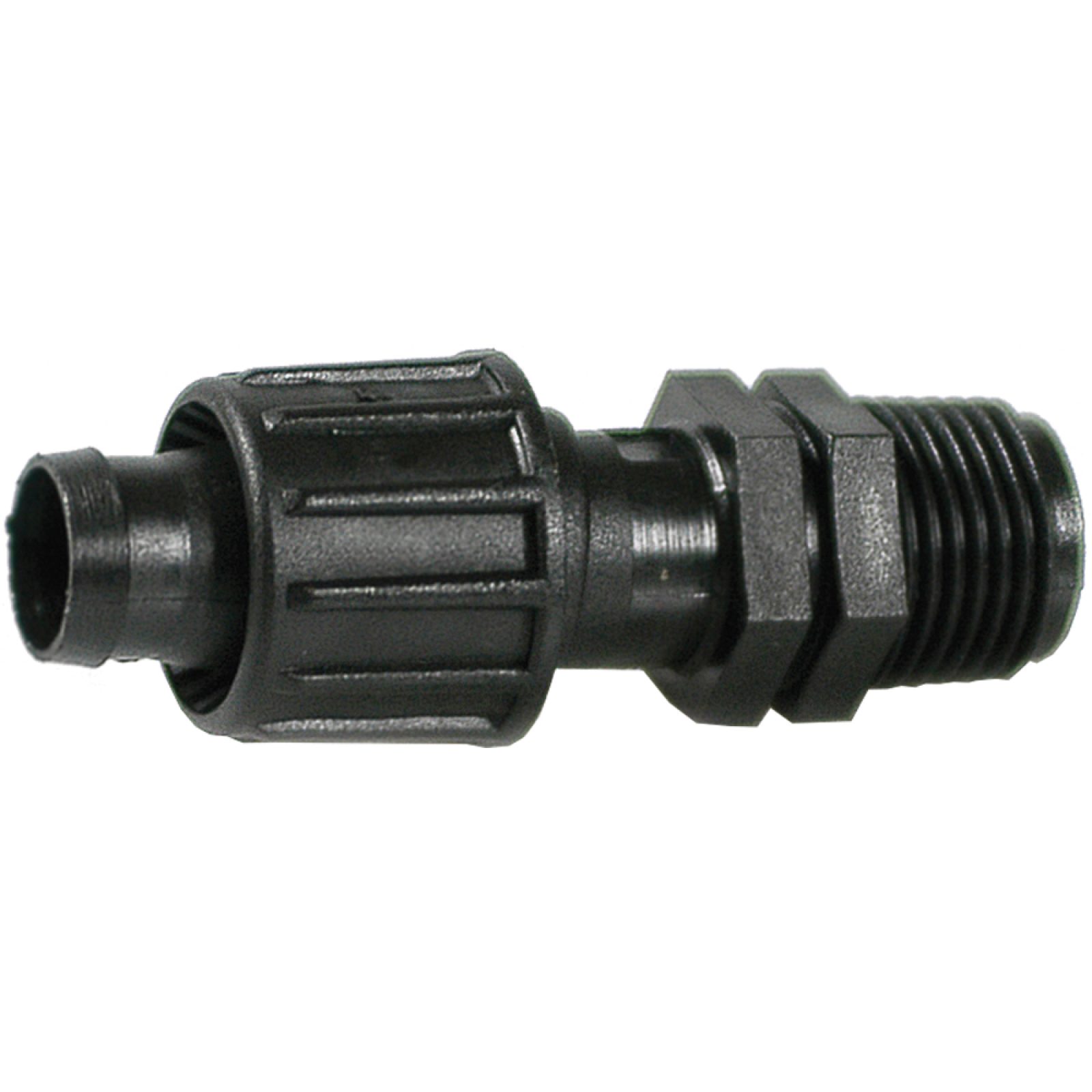 RACCORDO CON FILETTO MASCHIO PER TAPE E ALA LEGGERA 3/4" x Ø16