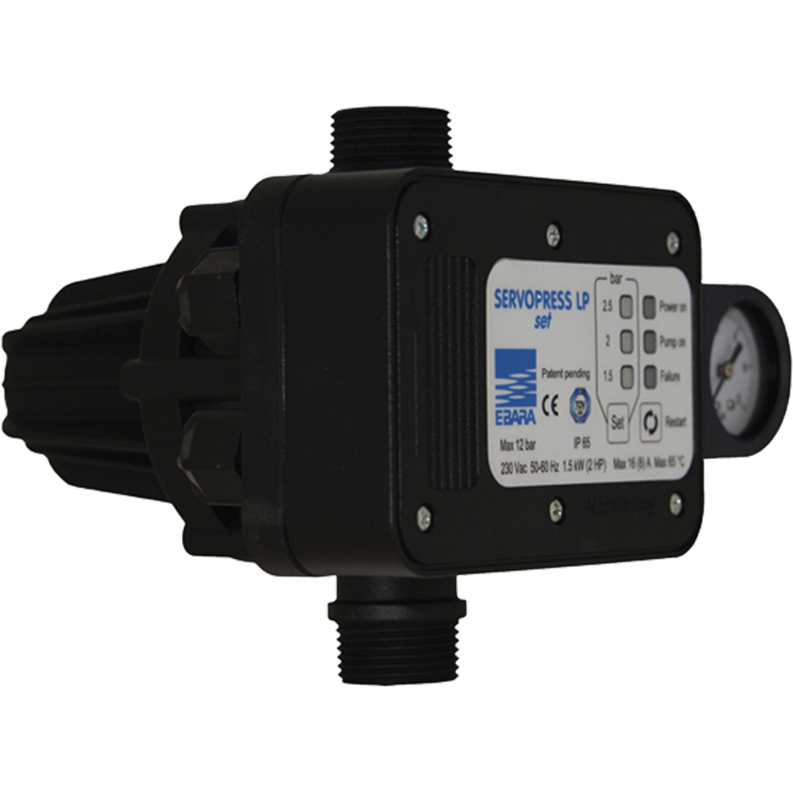 PRESSCOMFORT REGOLABILE CON MANOMETRO "SERVOPRESS LP" 2