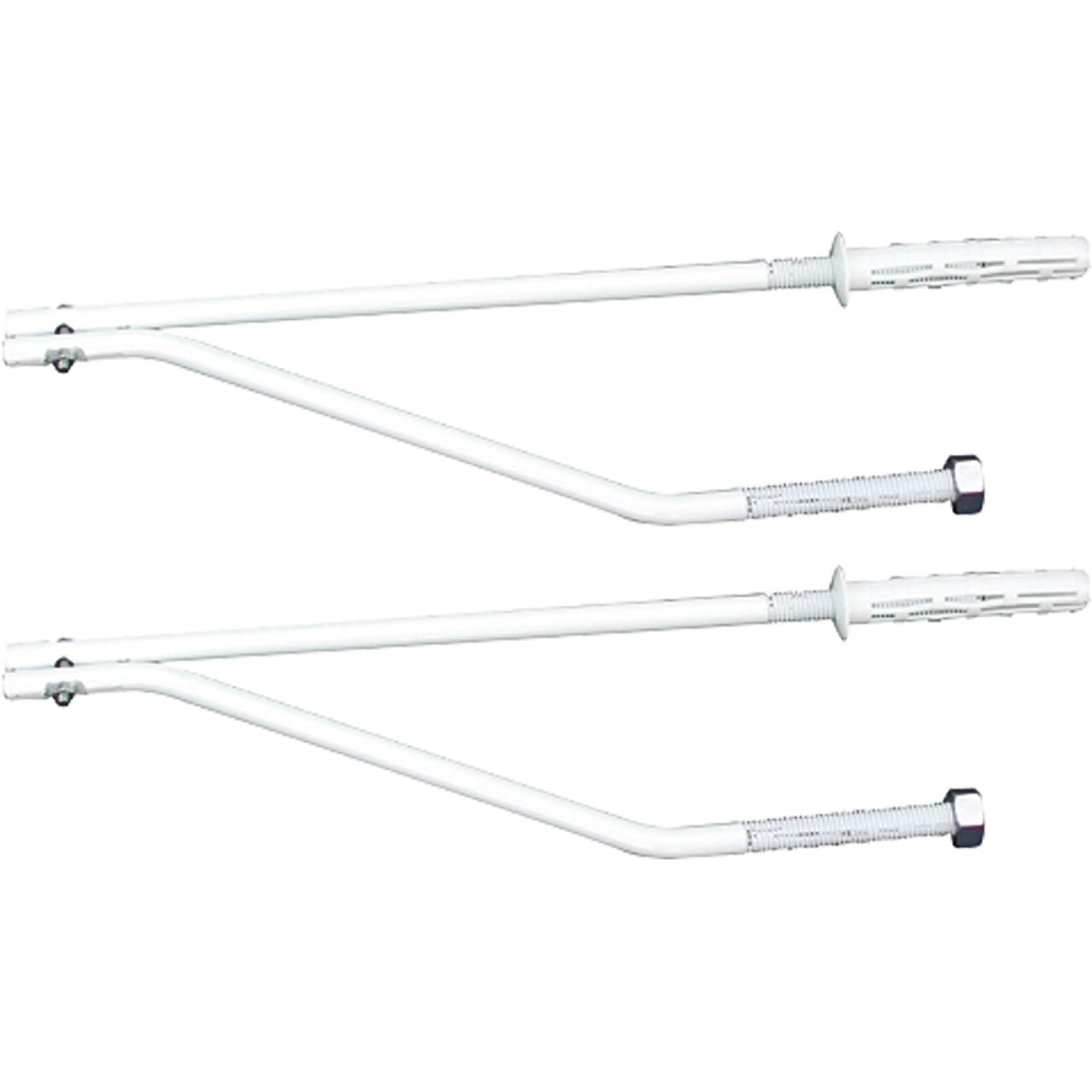 MENSOLE DI FISSAGGIO TELESCOPICHE PER LAVELLO VERNICIATE 12x460 mm