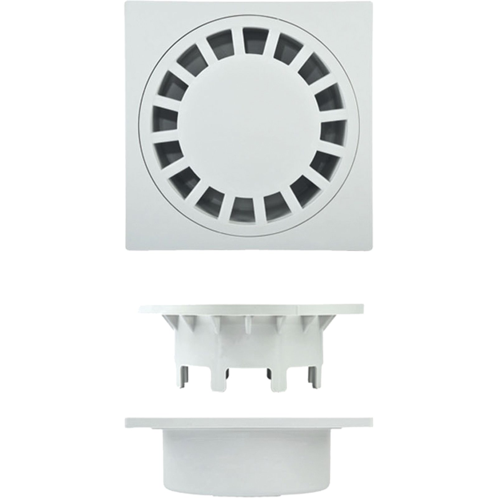 CHIUSINO SIFONATO GRIGIO 30x30 cm - Usc. 100-110-125