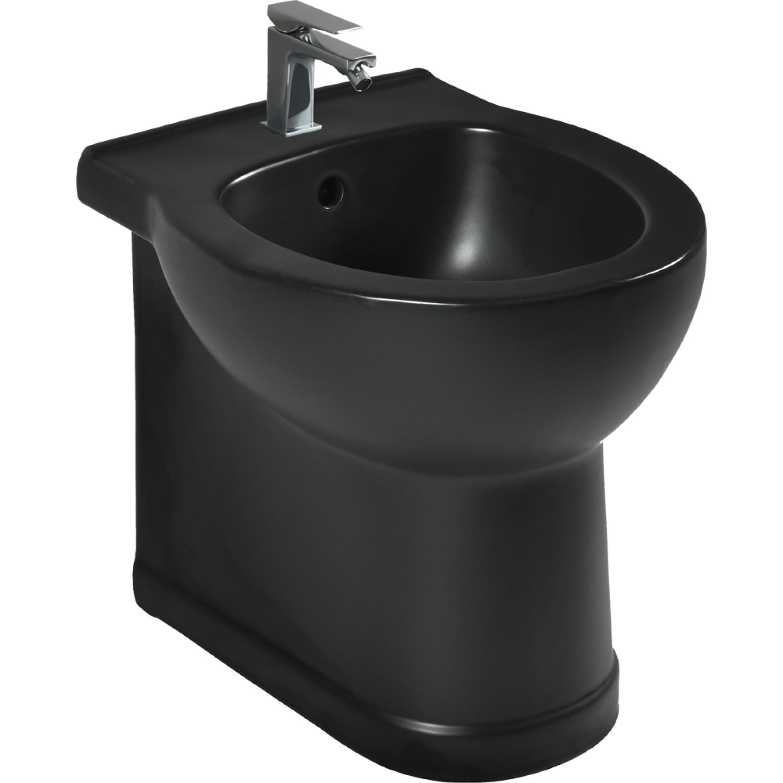 BIDET FILO MURO VOGH NERO monoforo