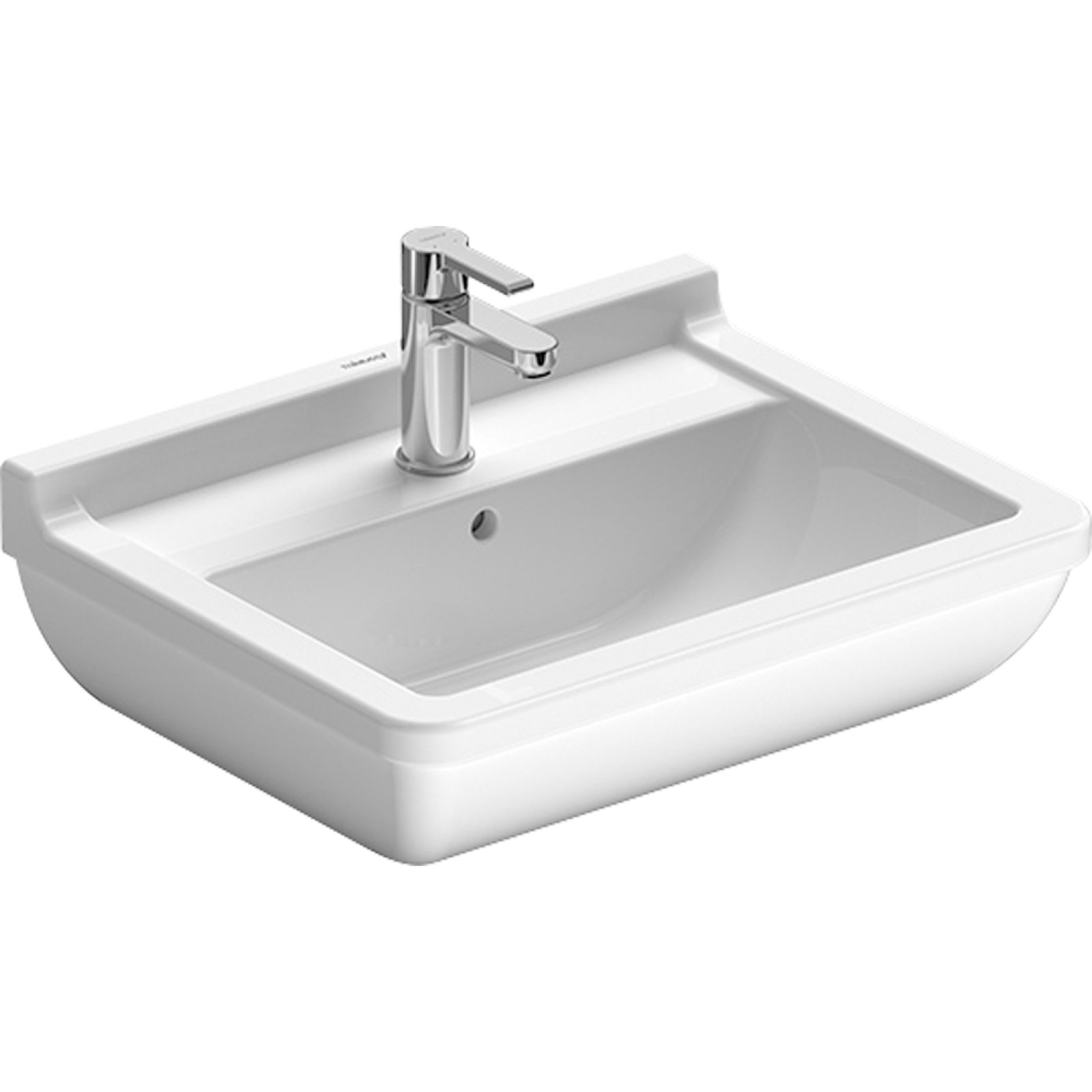 LAVABO "STARK 3" MONOFORO 65x48 cm