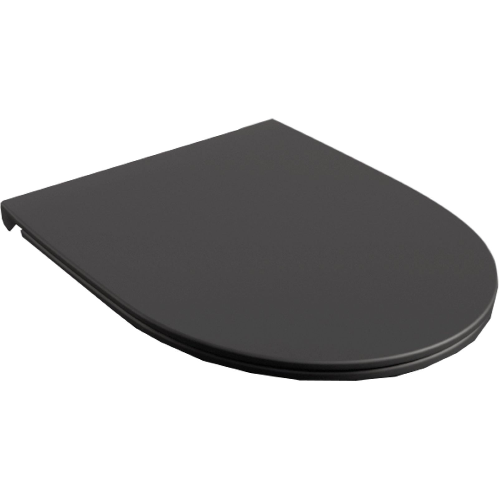 SEDILE WC "OPEN" SLIM GRAFITE OPACO Chiusura Rallentata