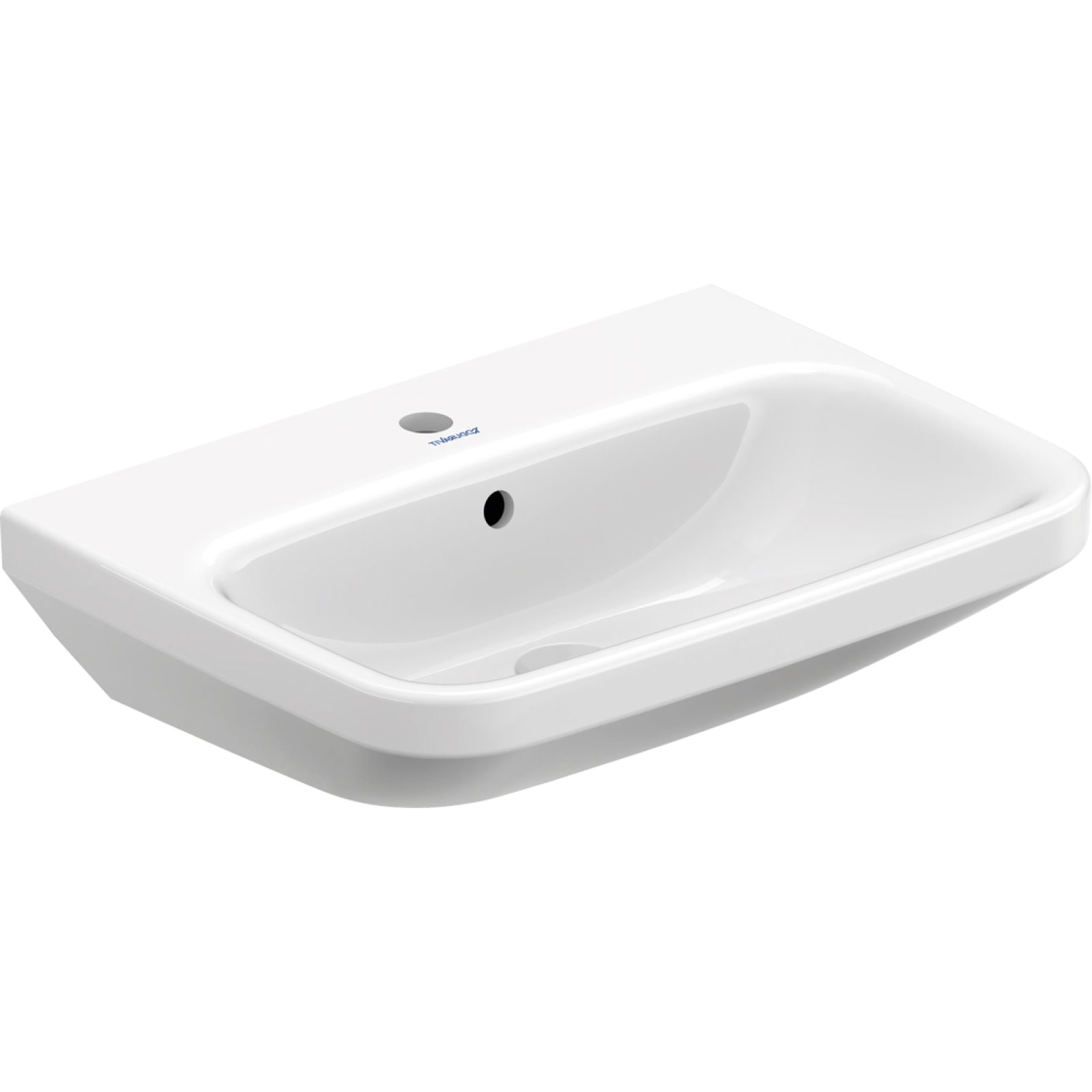 LAVABO MONOFORO "DURASTYLE 65" 65 cm