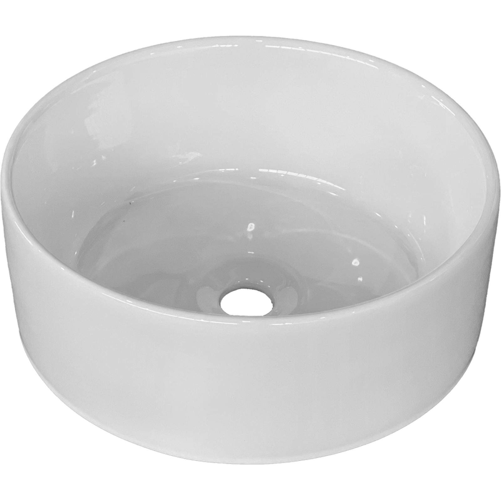 LAVABO DA APPOGGIO IN CERAMICA SPR "ROUND" Ø41 x 15