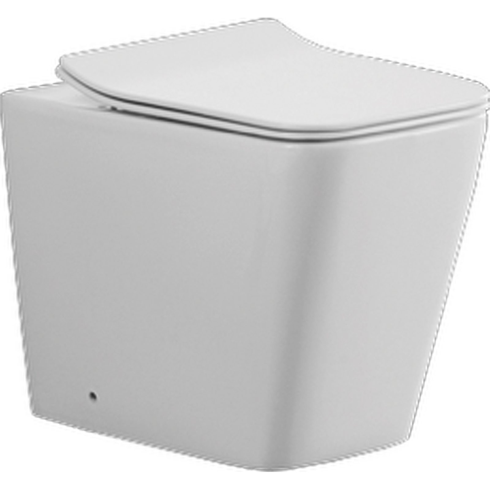VASO FILO PARETE "URBAN" RIMFREE Scarico Universale
