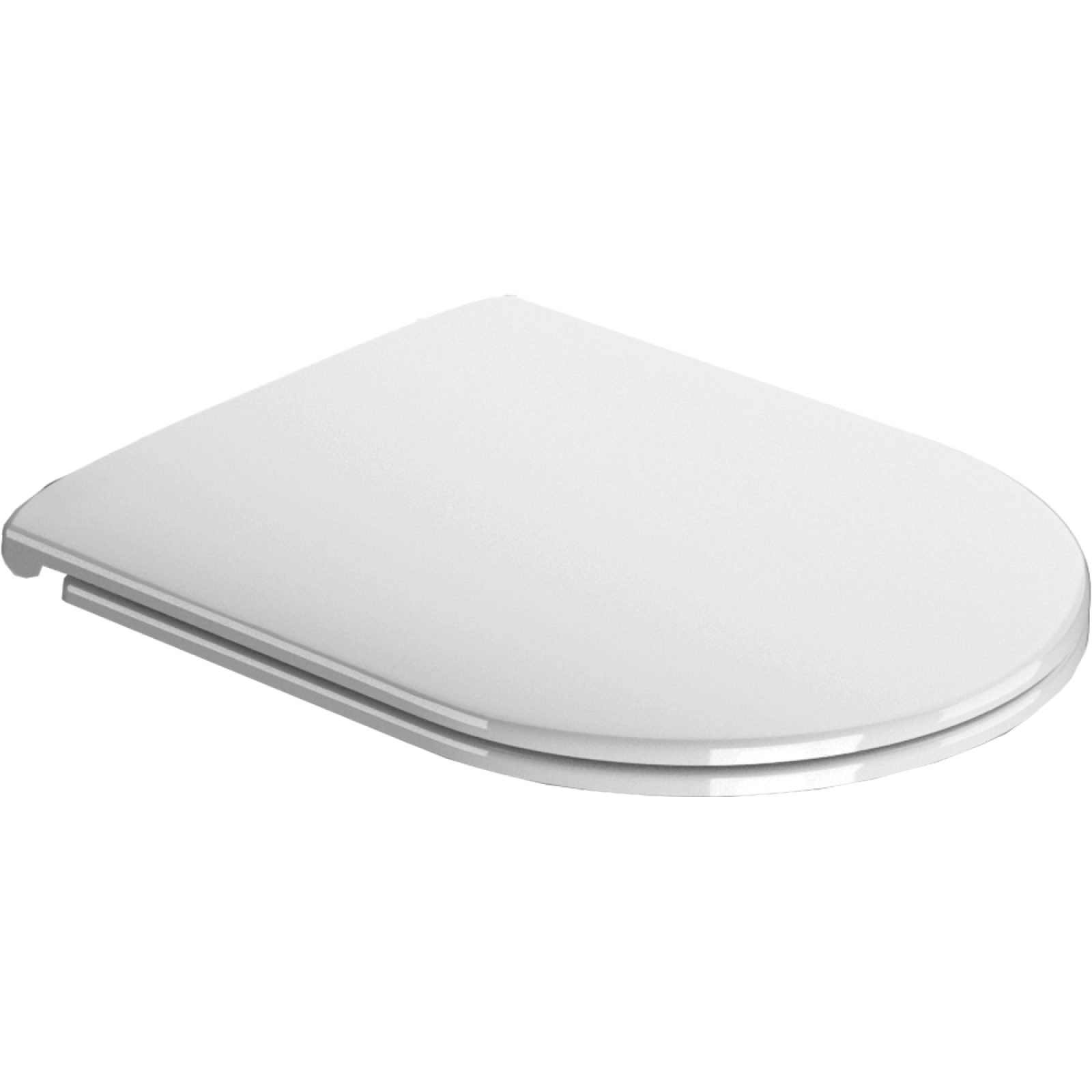 SEDILE TERMOINDURENTE "VELA / LINEA" SLIM Bianco - Chiusura Rallentata