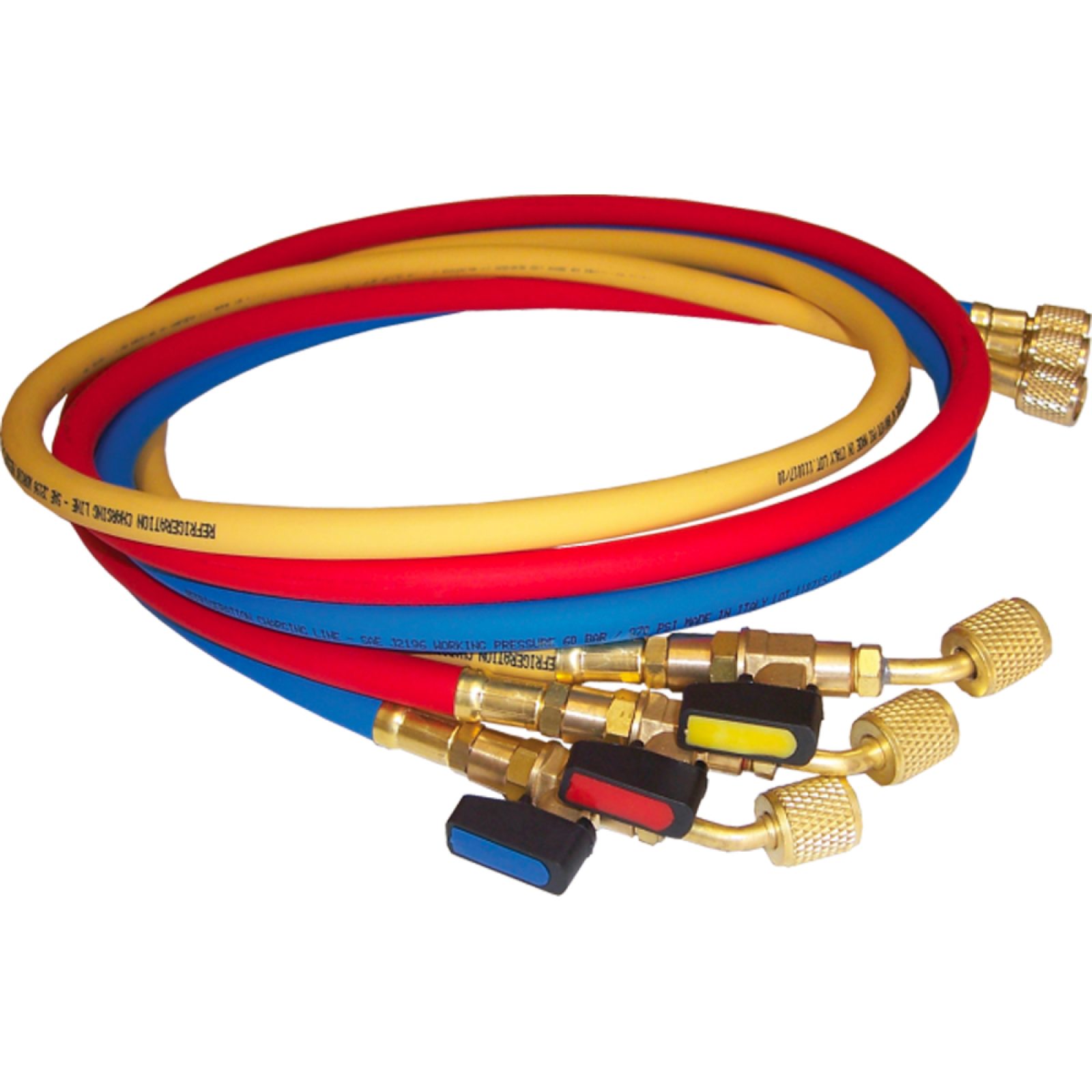 KIT TUBI FLESSIBILI PER GRUPPI MANOMETRICI MOD. B R32-410. Att. 5/16" x F 1/4"