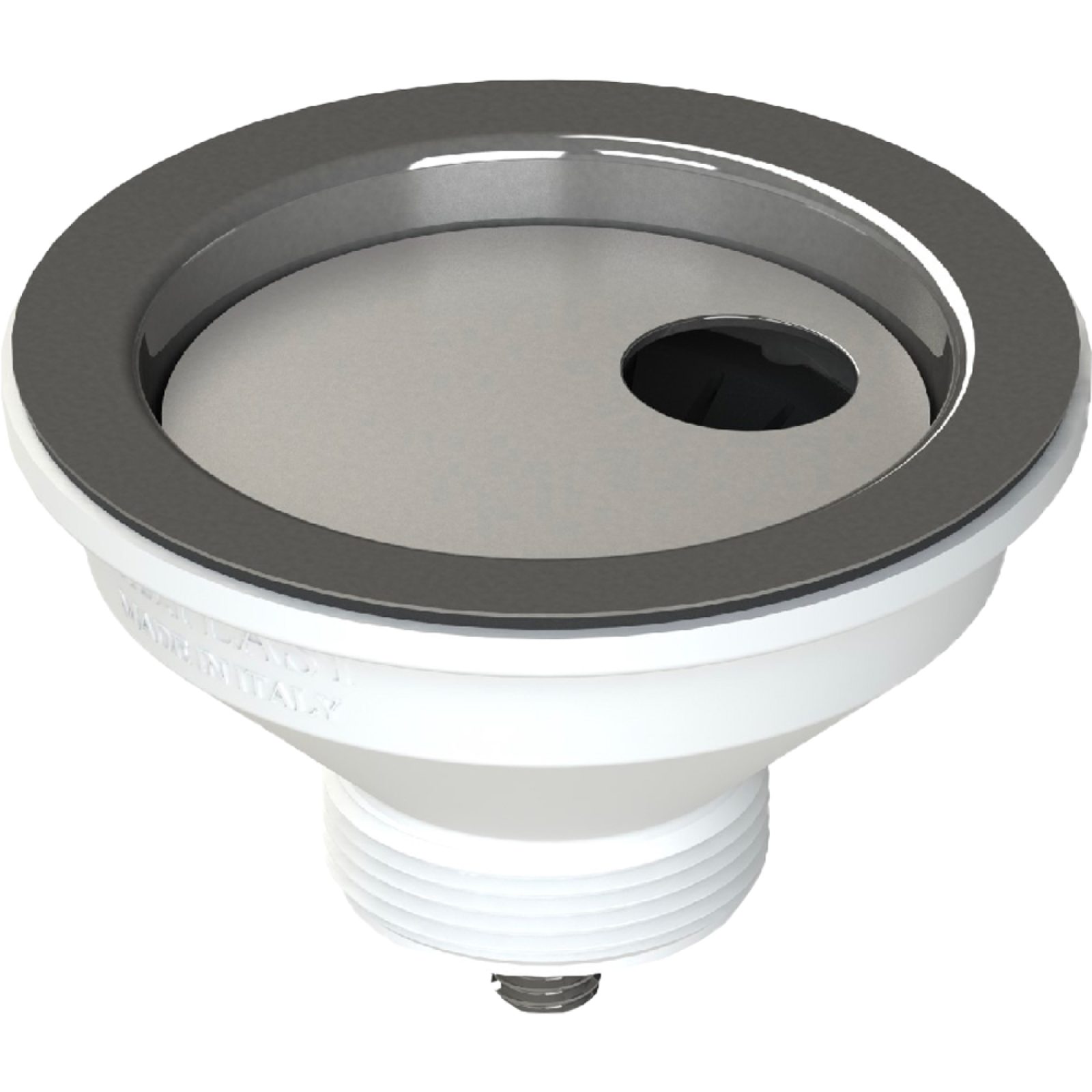 PILETTA "MERCURIO" PER LAVELLO CUCINA CON FORO Ø90 STP 1"1/2 x Ø114 mm