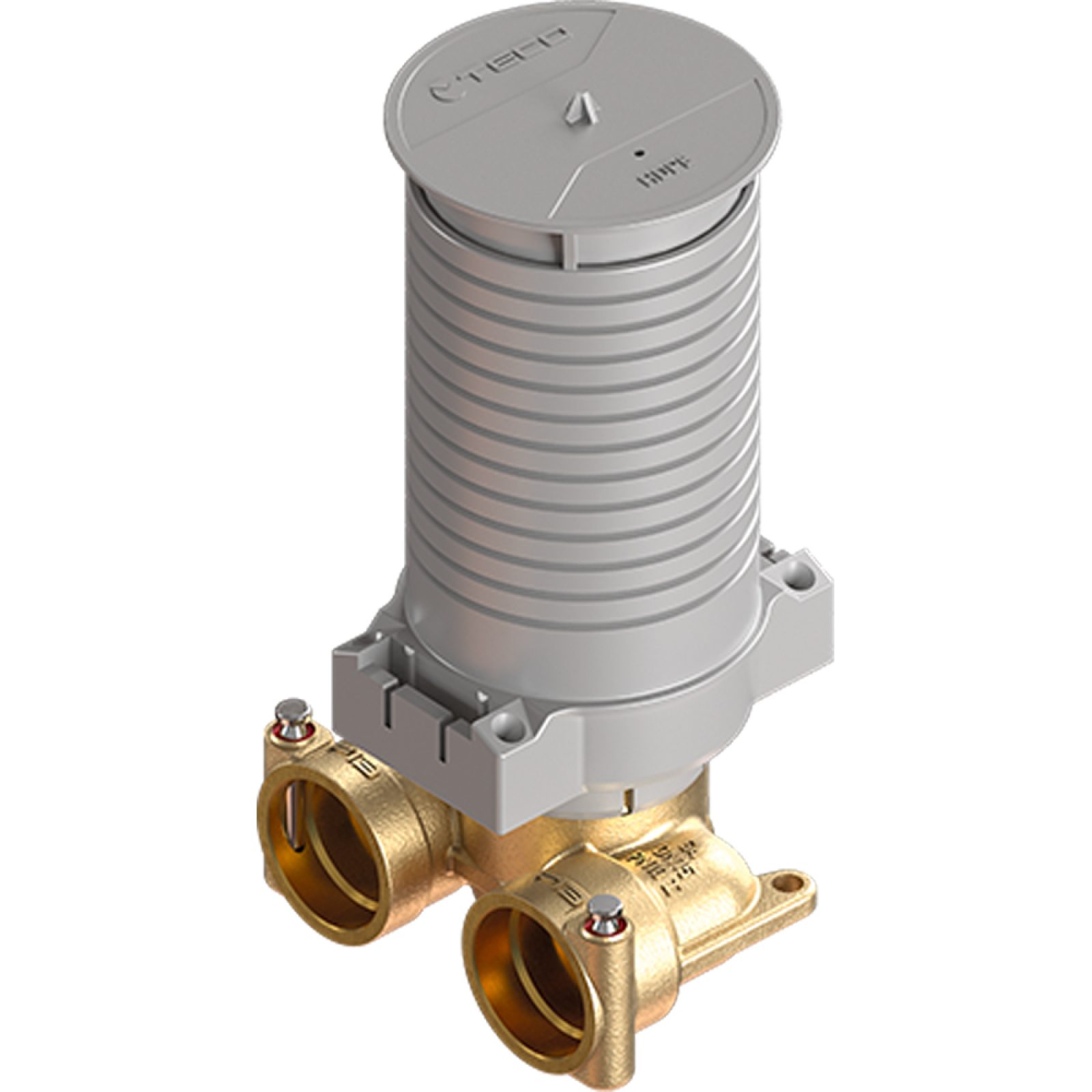 RUBINETTO DI INTERCETTAZIONE DA INCASSO FILO MURO ULTRA VERSIONE "U" TECO DN15 - F14