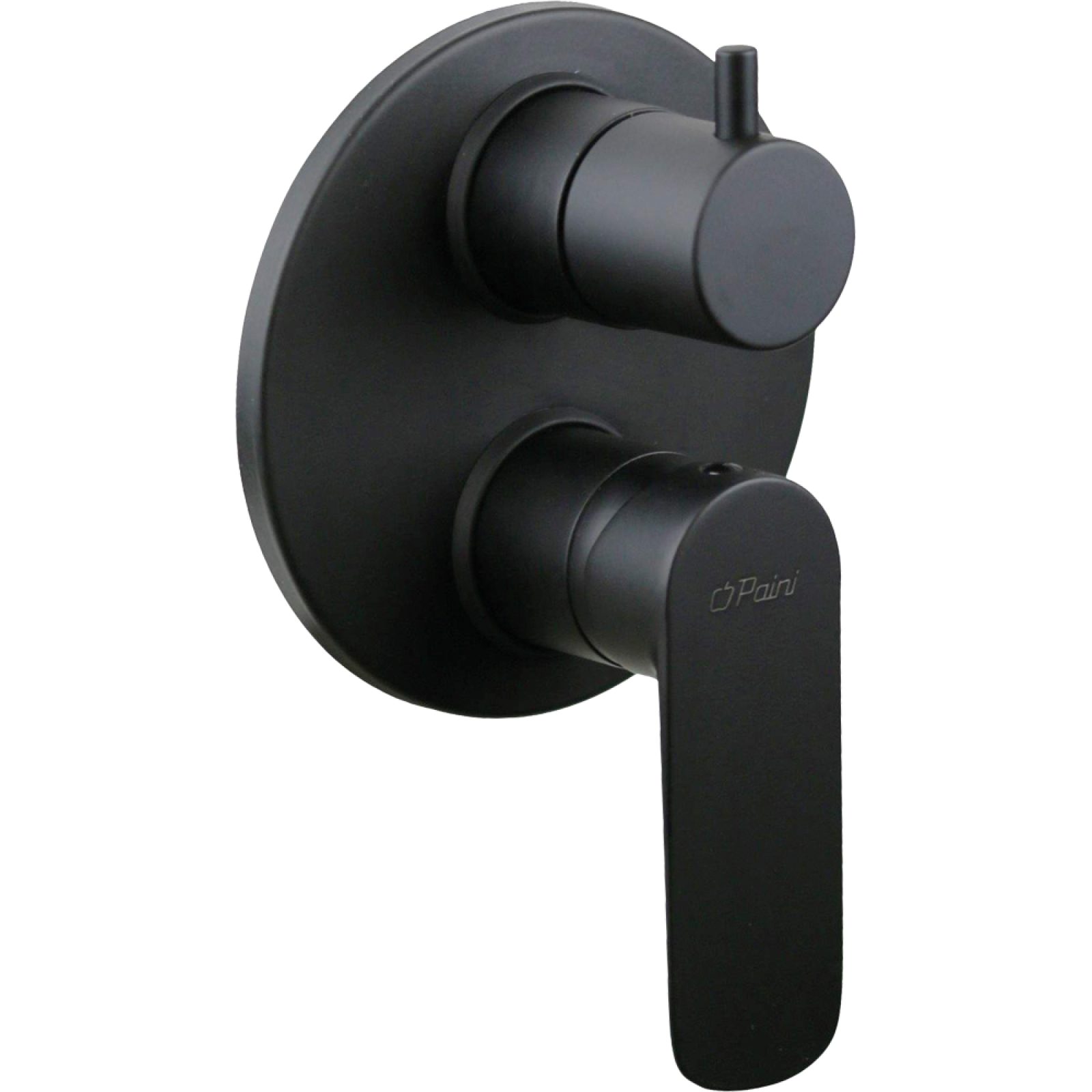 MISCELATORE DOCCIA INCASSO CON DEVIATORE "NOVE" Nero Opaco