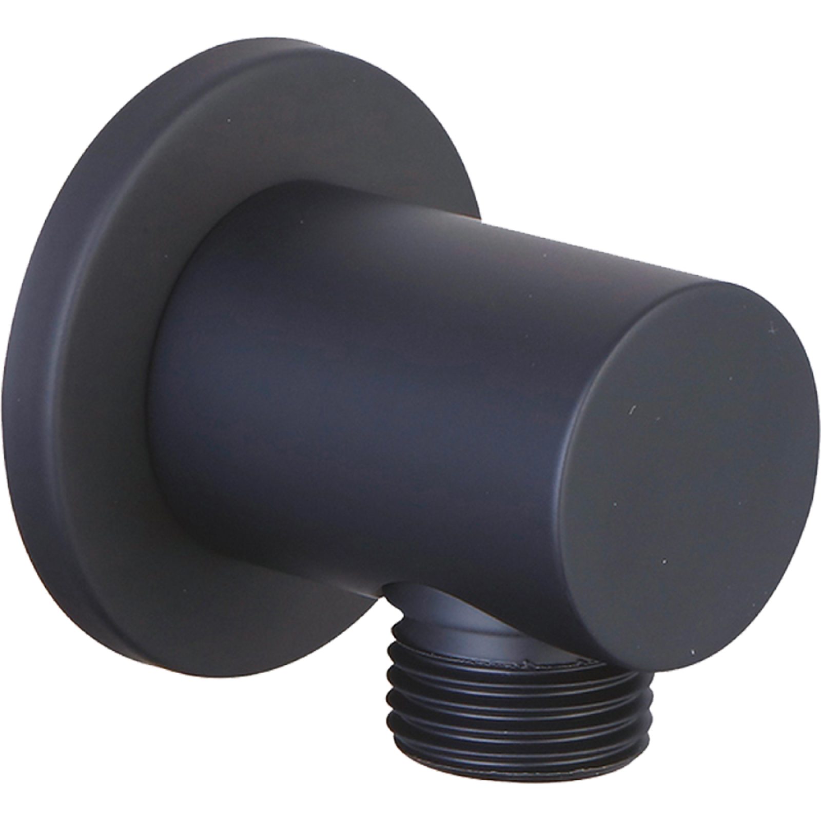 PRESA ACQUA TONDA IN OTTONE NERO OPACO 1/2" x 1/2"