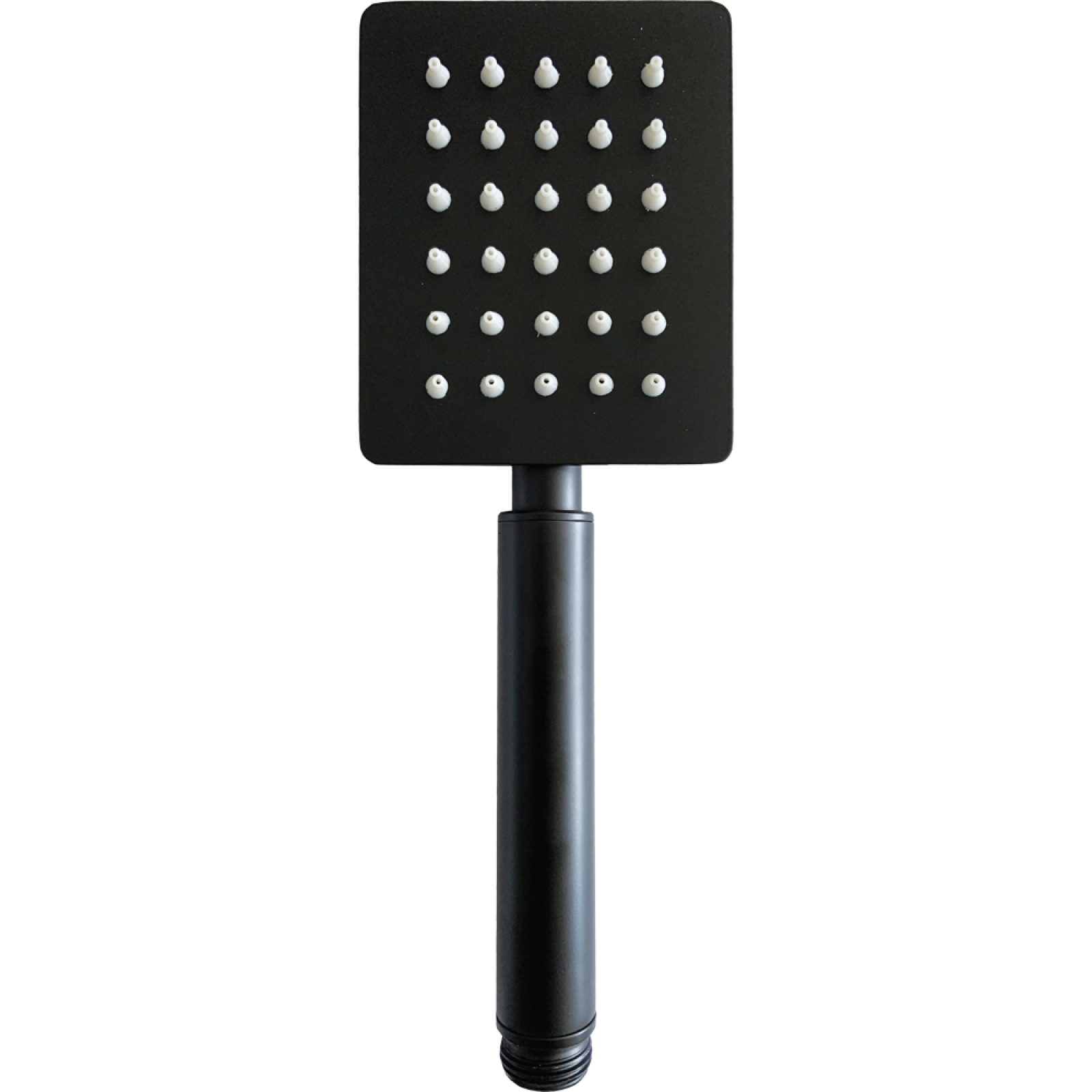 DOCCETTA MONOGETTO QUADRATA NERO OPACO 1/2"M