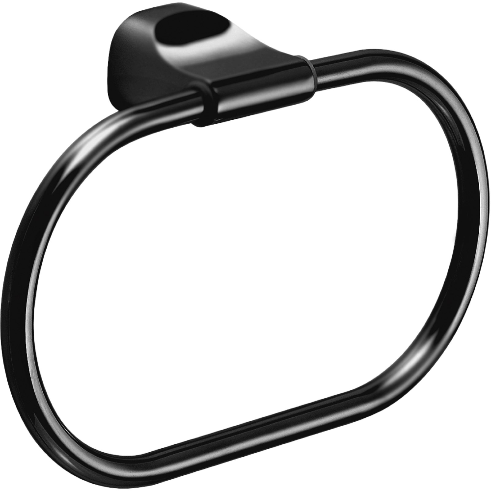 PORTASALVIETTE AD ANELLO "STELVIO" Nero Opaco