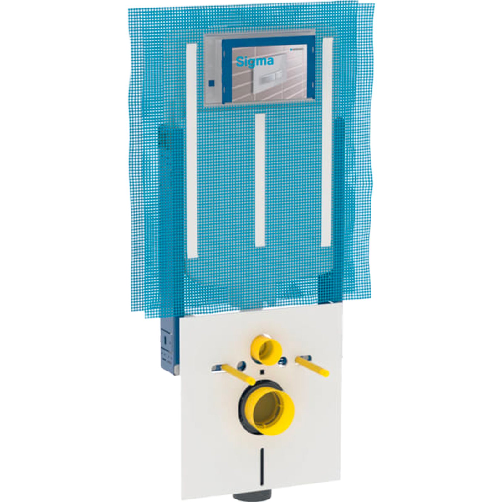 CASSETTA DI SCARICO A INCASSO "COMBIFIX SIGMA 8" Wc sospesi 109 cm