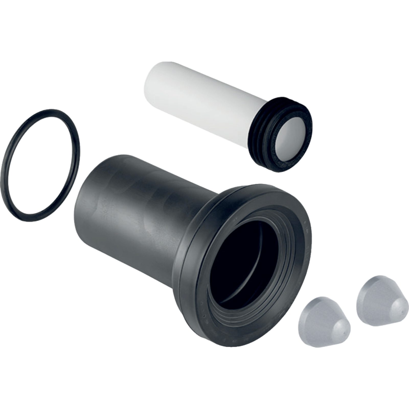 KIT MANICOTTI DI ALLACCIAMENTO PER VASO SOSPESO Ø110 mm