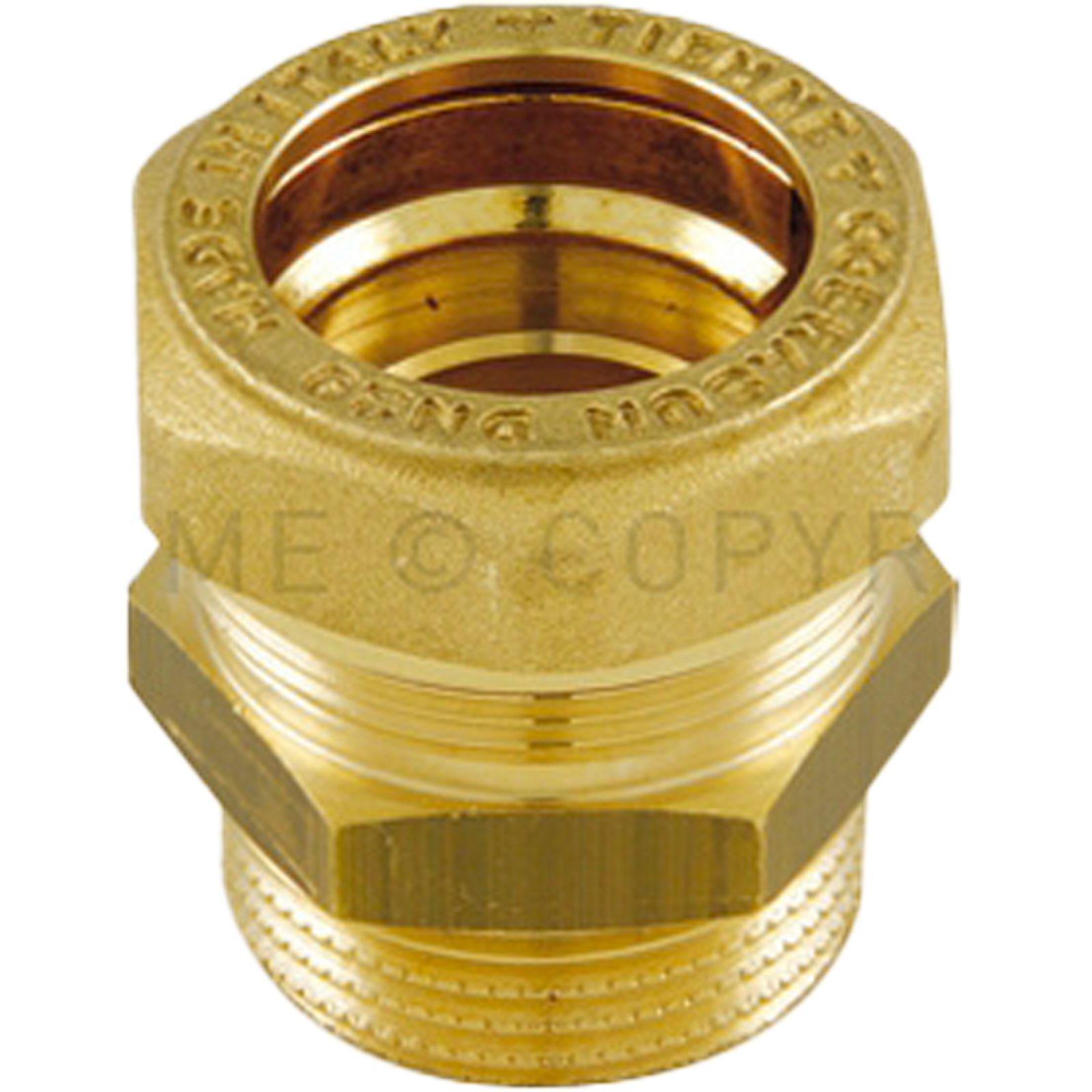 RACCORDO DIRITTO MASCHIO AD INNESTO PER IMPIANTI SOLARI TERMICI TM DN25 x 1"1/4