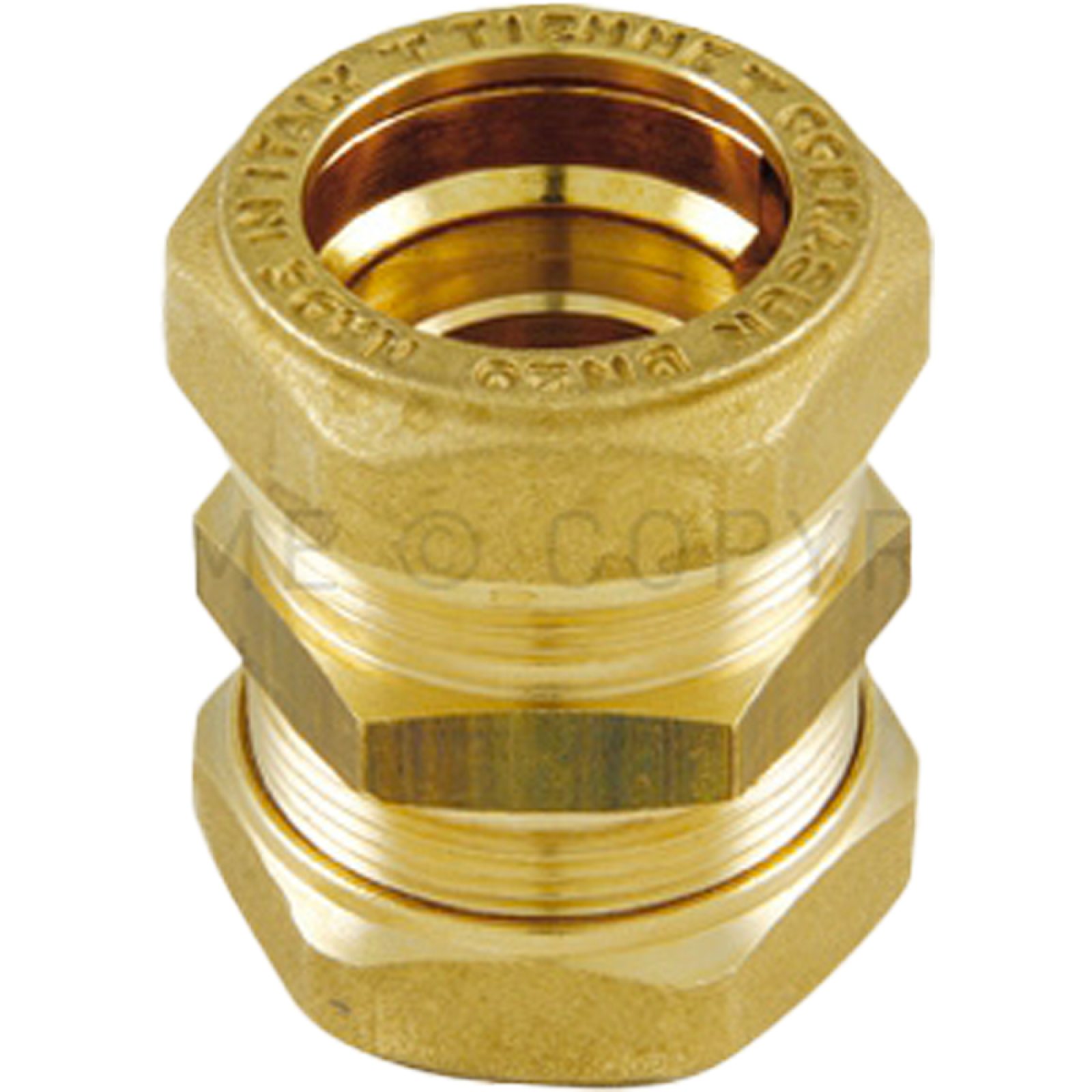 RACCORDO DIRITTO DOPPIO AD INNESTO PER IMPIANTI SOLARI TERMICI DN16  x DN16