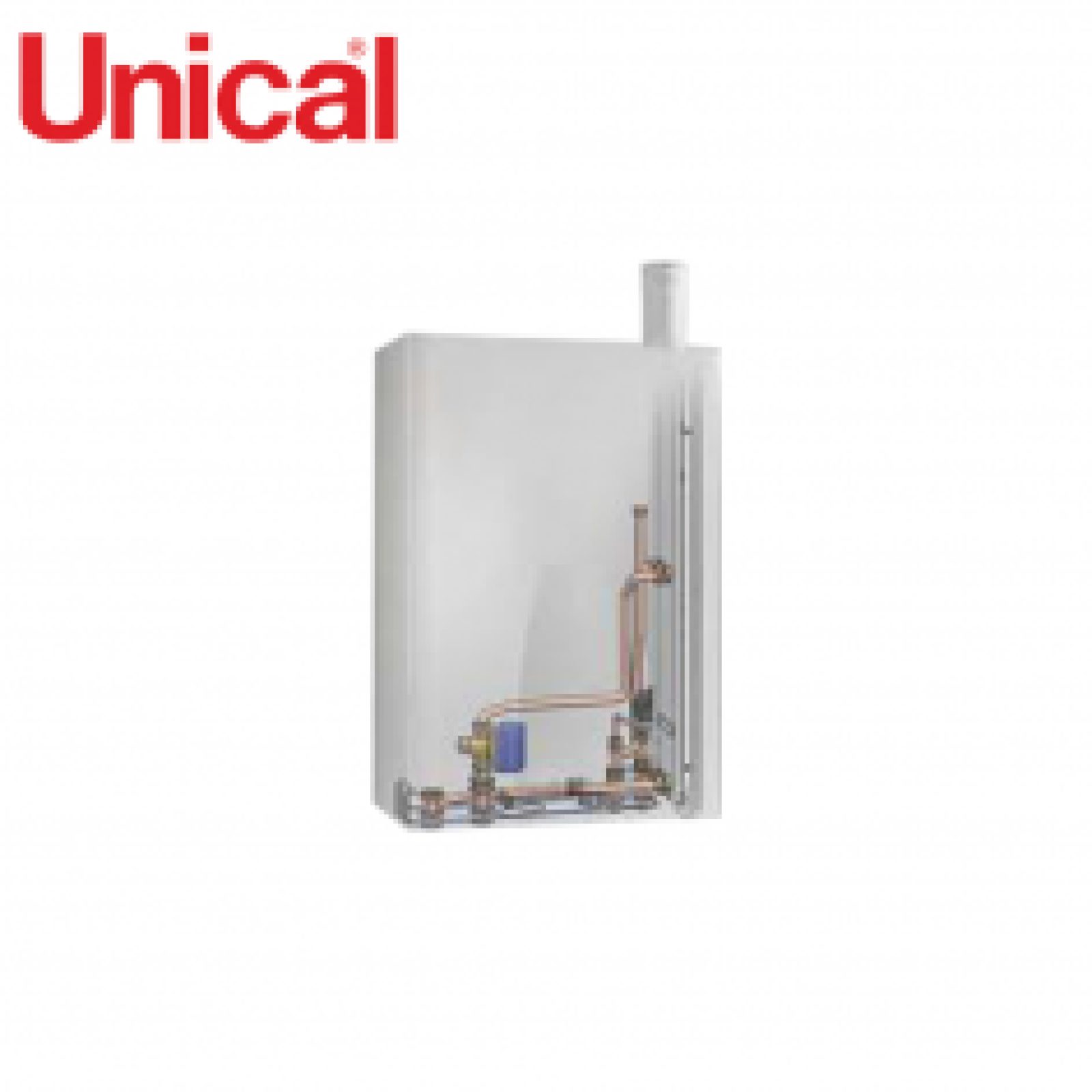 Kit Completo UNICAL per Produzione di ACS con Scambiatore a Piastre, Sistema di Connessione Tubolare e Valvole a Tre Vie Modello ALKON 50C